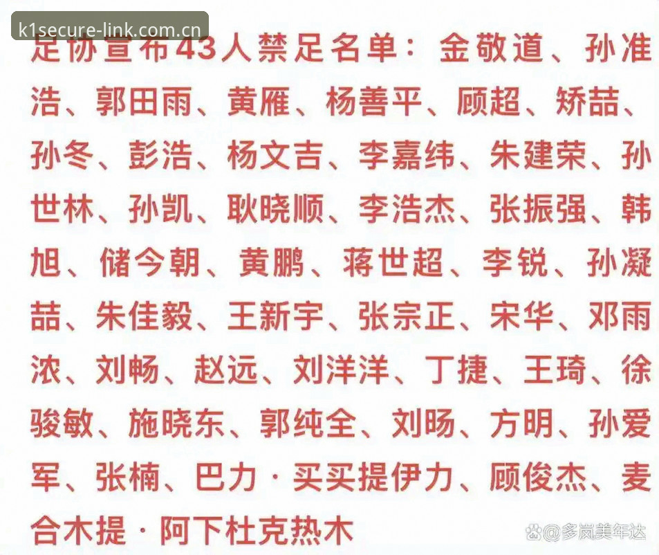 足协第三批禁足名单实用解读：K1娱乐平台新手查阅与安装故障处理指南